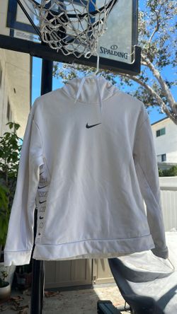 Nike White Workout Hoodie