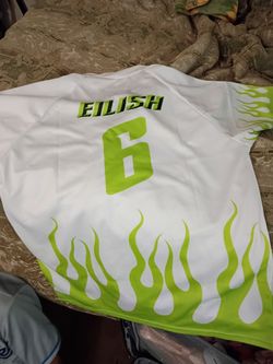 Billie Eilish #6 Flame Jersey