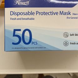 Face Masks 50 Pcs