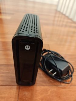 Motorola SURFboard SB6121 DOCSIS 3.0 Cable Modem Tested With Adapter Black