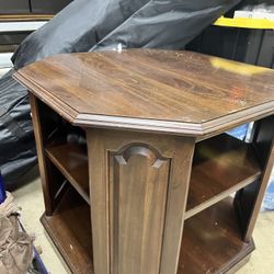 Solid Wood End Table