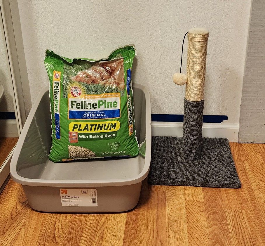 Cat Litter, Litter Box, Scratching Post