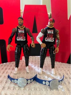 WWE Elite jimmy & jay uso action figures