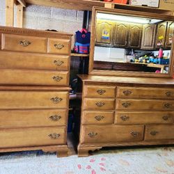 BASSETT FURNITURE MATCHING DRESSER SET
