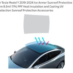 Armor Sunroof Protective Film for Tesla Model Y (2019-2024) Heat Insulation NEW