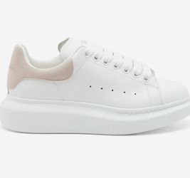 Alexander McQueen Oversized Sneaker White and Beige