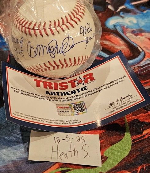 Ryne Sandberg Statball TriStar Authentic