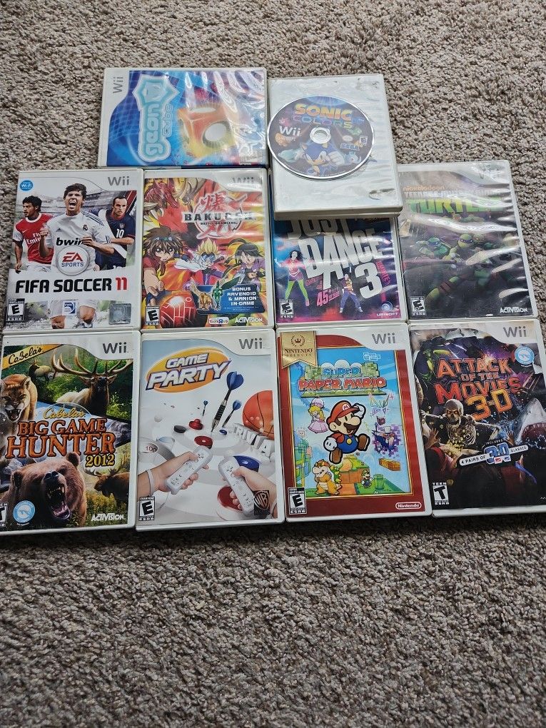 Bulk Of Wii Games