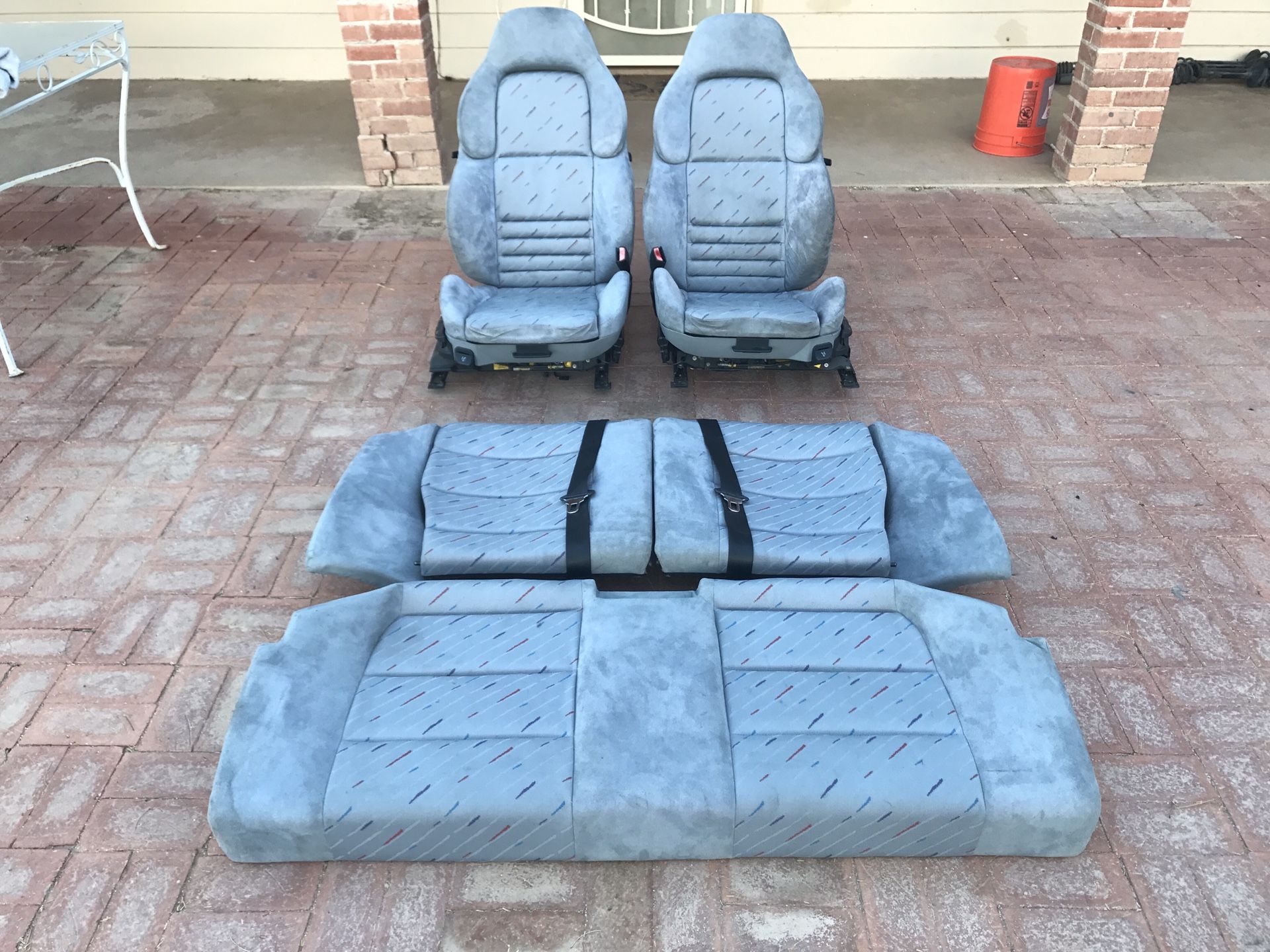 BMW E36 M3 Vader Seats - Cloth/Suede
