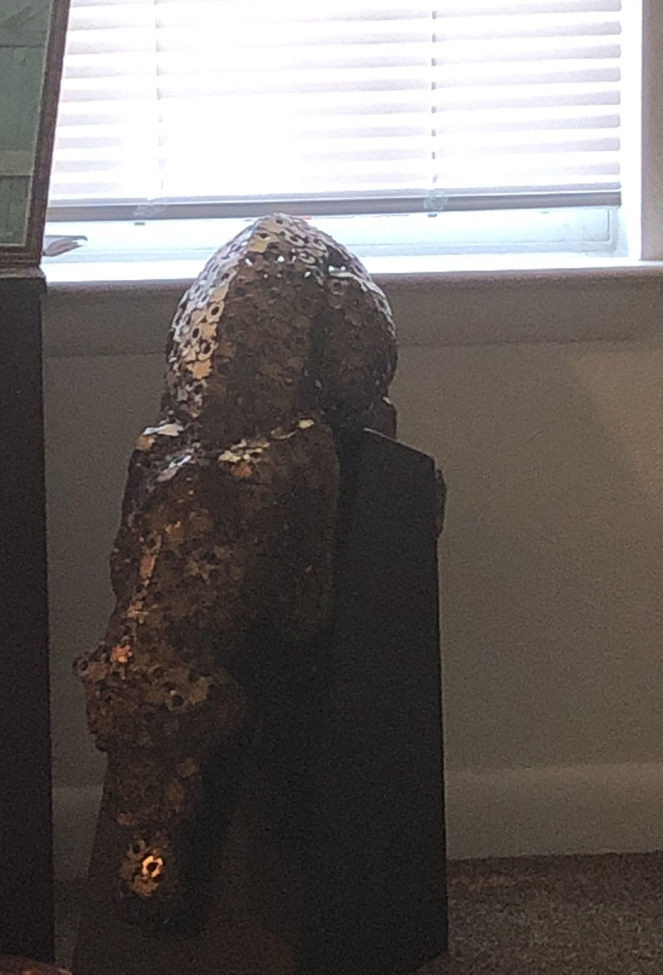 Floor statue copper and gold