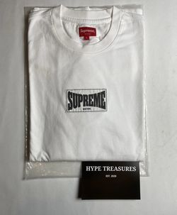 Supreme woven label long sleeve large