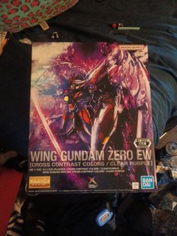 Wing Gundam ZERO EW Cross contrast clear purple LIMITED ITEM RARE MASTER GRADE 1/100 BANDAI OFFICIAL JAPAN GUNPLA MODEL
