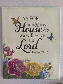 Wall Decoration,Biblical, Hand Made Art, Wall Decoration 