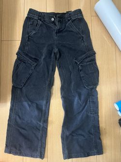 H&M Black Cargo pants size 0