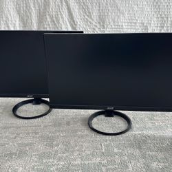 2 Acer R240HY monitors