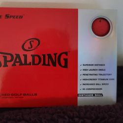 Golf Balls- Spalding Pure Speed Red 12 Pack