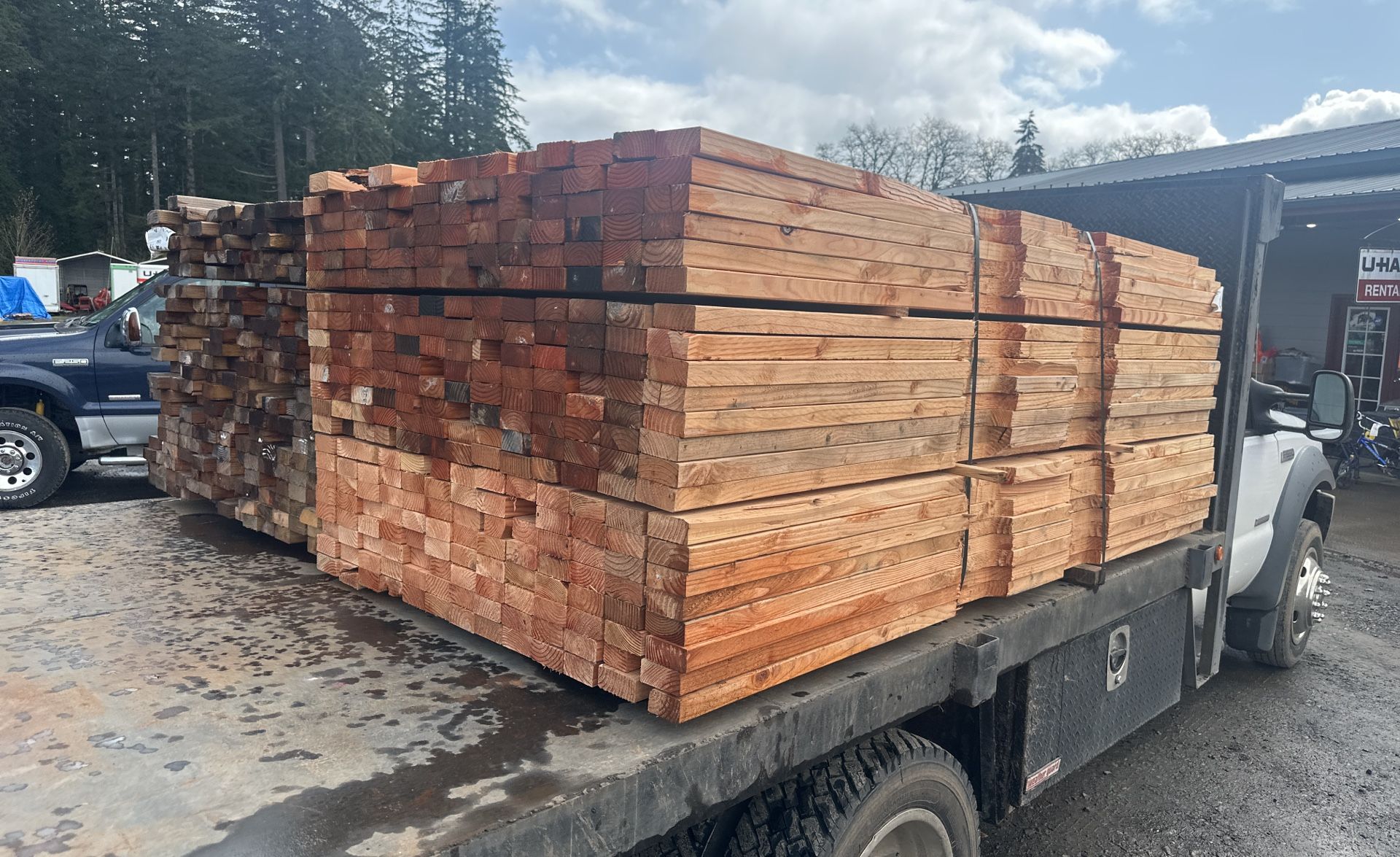 2x4 Notched 8 Foot Fir.