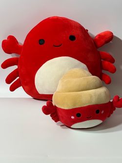 Crab Squishmallow 2 items