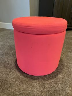 Hot Pink Storage Ottoman - So Fun!