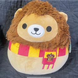 Squishmallow Harry Potter 10” Gryffindor Lion NWT 