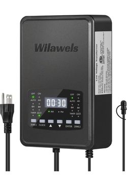 DEWENWILS 300W Low Voltage Landscape Transformer WiFi 2 Zones Touch Control ETL