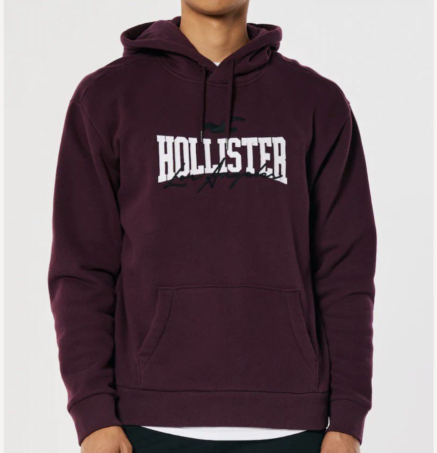 Relaxed Varsity Logo Graphic Hoodie 