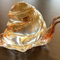 Murano Glass Snail Shell figure