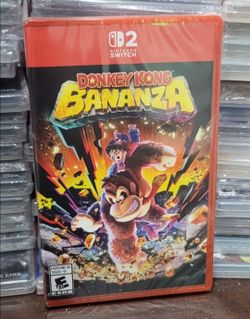 NINTENDO SWITCH 2 DONKEY KONG BANANZA BRAND NEW FACTORY SEALED
