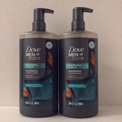 Dove Men + Care Eucalyptus + Cedar Oil Body Wash 26 Fl Oz