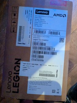 Lenovo Legion Go S 8 32GB Rams 1TB SSD
