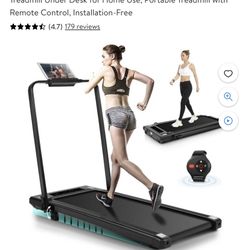 Ancheer 2-in-1 Folding Treadmill