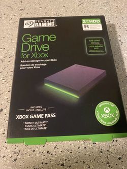 Seagate Xbox Portable External Hard Drive 2TB Xbox