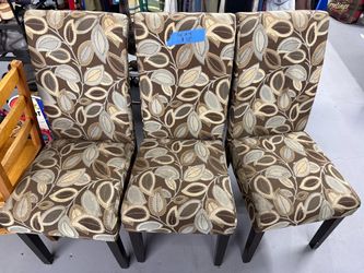 Set of 4 Upholstered Dining Chairs