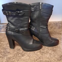 Harley Davidson Leather Boots