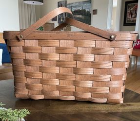 Basketville Wood Picnic Basket 