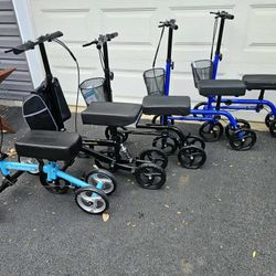 Knee Scooter, Manual. Foot Injuries. 