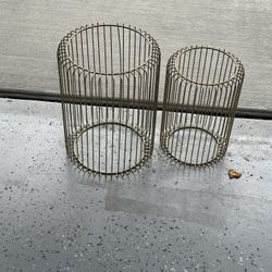Gold Plant Pot Holders For FREE (Set of 2)