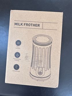 New: 4-in-1 Electric Milk Frother and Steamer