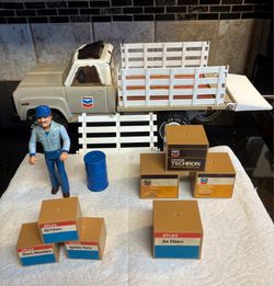 Large Vintage Tonka Chevron Truck