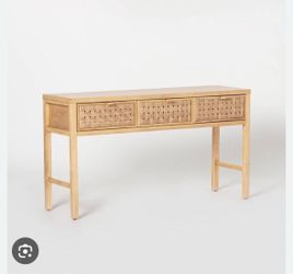 Studio McGee entryway storage table