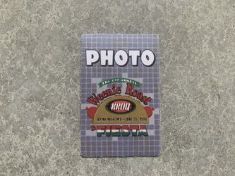 KROQ - Weenie Roast - photo pass - sticker