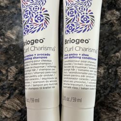 NEW BRIOGEO CURL CHARISMA SHAMPOO AND CONDITIONER SET $10!!