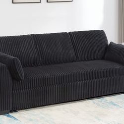 Corduroy sofa bed