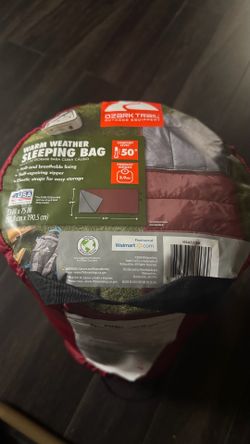 New warm weather sleeping for camping  retail value $35 + tax