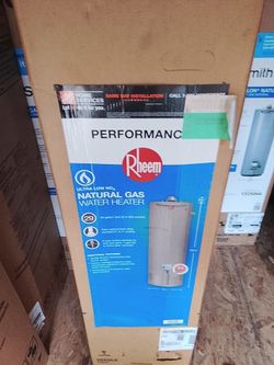 30 gallon water heater installation new AO Smith Rheem