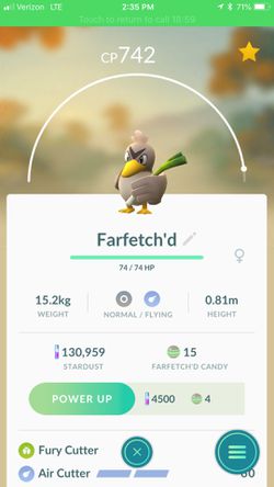 Farfetch'd (Pokémon) - Pokémon GO