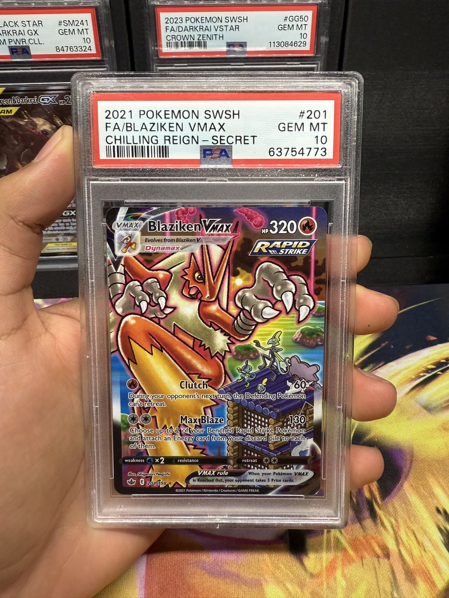 Blaziken Vmax PSA 10 Pokemon Card