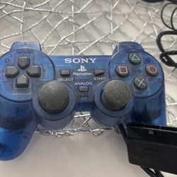 Sony Dual Shock Two Controller Dash Clear Blue Ps2