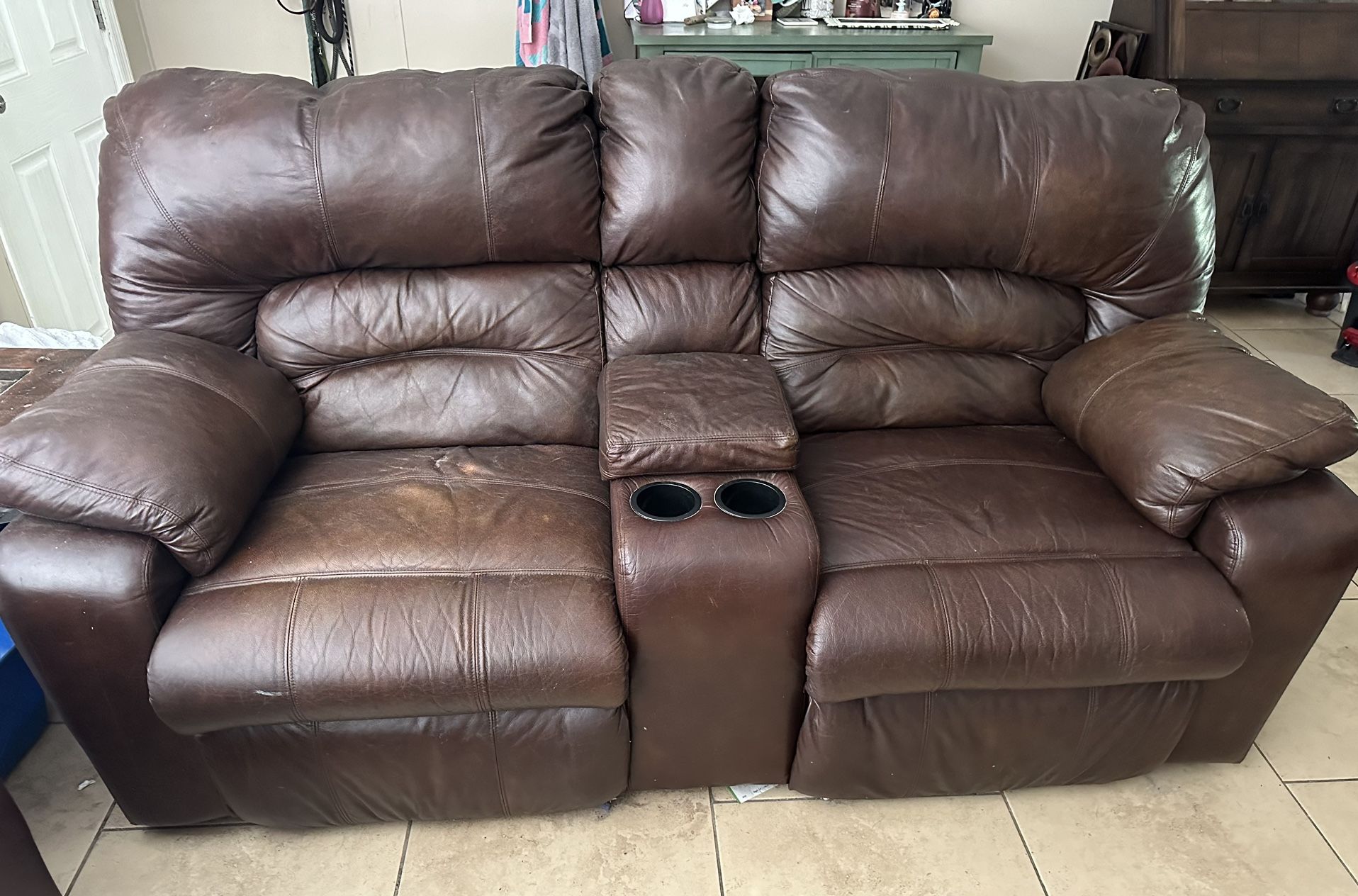 Free Leather Sofa And Loveseat