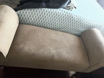 Suede Bench